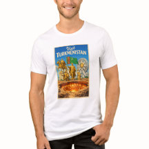 Besök Turkmenistan - Resa T-Shirt