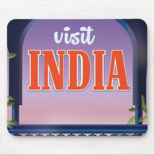 Besök utskriften Vintage resor i Indien. Musmatta