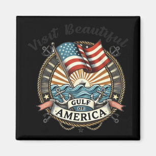Besök vackra Bukt i Amerika Magnet