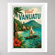 Besök Vanuatu Travel Vintage