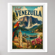 Besök Venezuela Resa Vintage