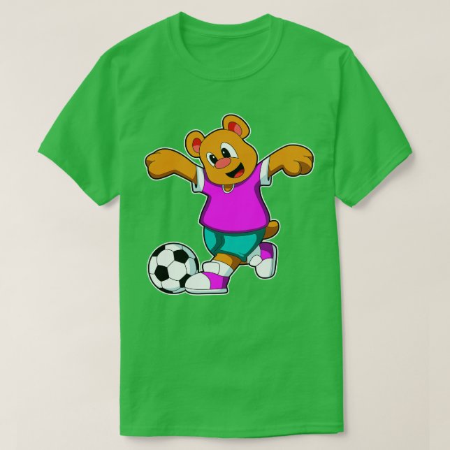 Besök vid sport med fotboll t shirt (Design framsida)