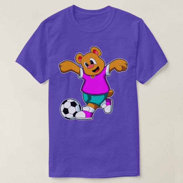 Besök vid sport med fotboll t shirt (Design framsida)