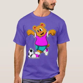 Besök vid sport med fotboll t shirt