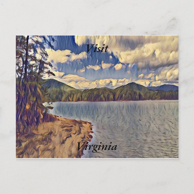 Besök Virginia Postcard 2 Vykort (Framsida)