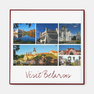 Besök Vitryssland Land View Travel Magnet