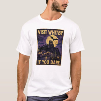 Besök Whitby Om Du Vågar Gotisk Poster T Shirt