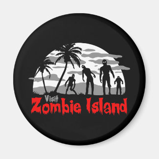Besök Zombie Island Magnet