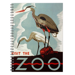 Besök zoo anteckningsbok