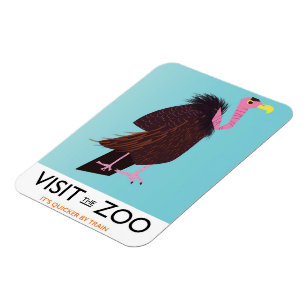 Besök zoo magnet