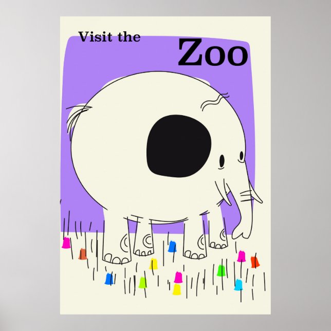 Besök zoo poster (Framsidan)