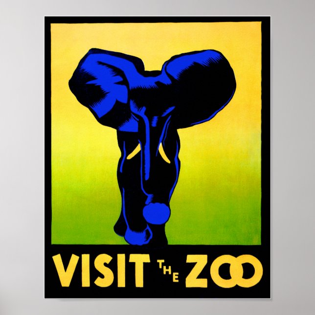 Besök Zoo! Poster (Framsidan)
