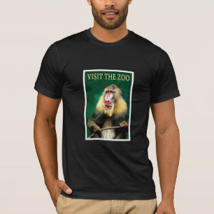 Besök Zoo, vintage-resaaffisch T Shirt