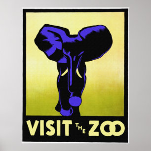 Besök zoon Poster