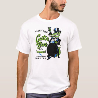 Besöka alligatorpuben och vara slö t-shirt