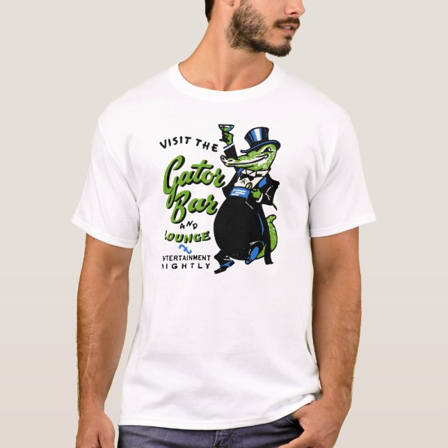 Besöka alligatorpuben och vara slö tee (Framsida)