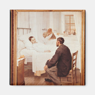 Besöka dag på sjukhuset, 1889 magnet