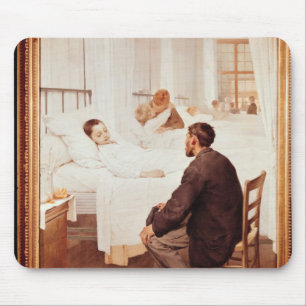 Besöka dag på sjukhuset, 1889 musmatta