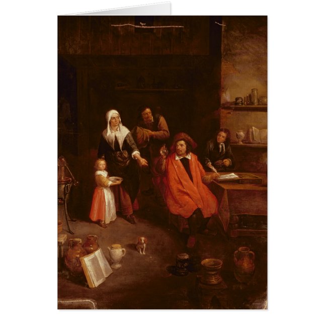 Besöka doktorn hälsningskort (Framsidan)