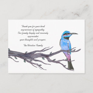 Besöka för fågel. - Förlusttack Notecard Tack Kort