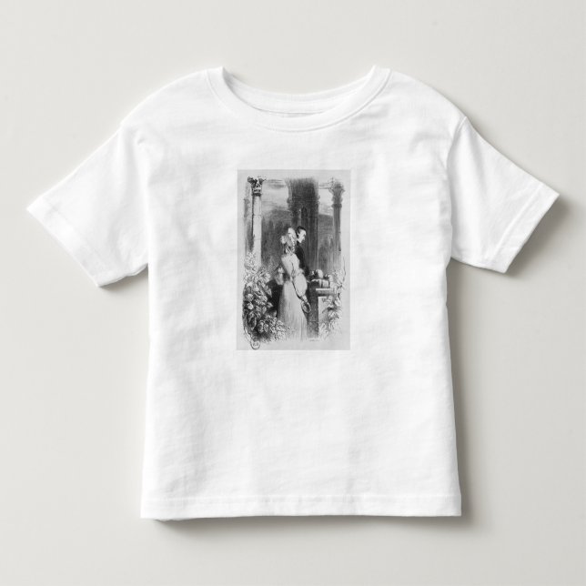 Besöka graven av Heloise och Abelard Tee (Framsida)