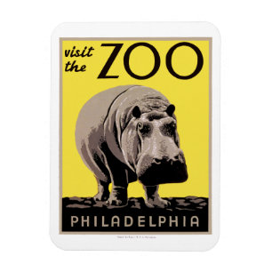 Besöka zooen magnet