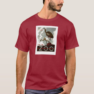 Besöka zooen - WPA-affischen - Tee Shirt