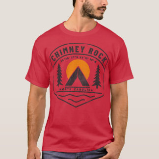 Besökande NC-bergsstäder Skorsten Sten NC T Shirt