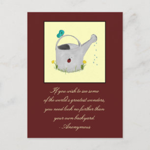 Besökare från Garden Postcard Vykort