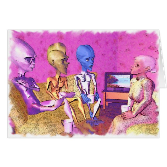 besökare hälsningskort (Framsidan Horizontal)