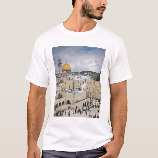 Besökare, Västra murens torg & Klippdomen Tee (Framsida)