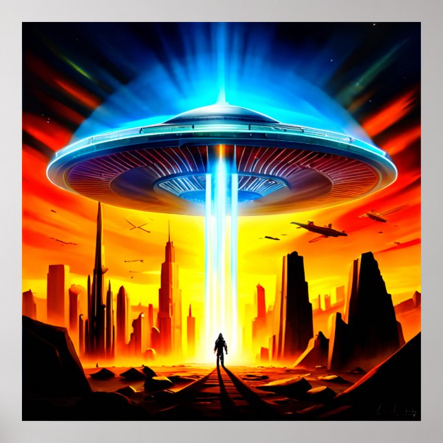 Besökaren kommer poster (Framsidan)