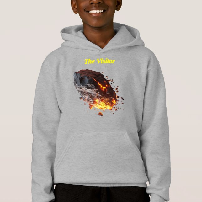 "Besökaren" Space Sten från rymden T Shirt (Framsida)