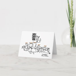 Besökarna Anteckningskort