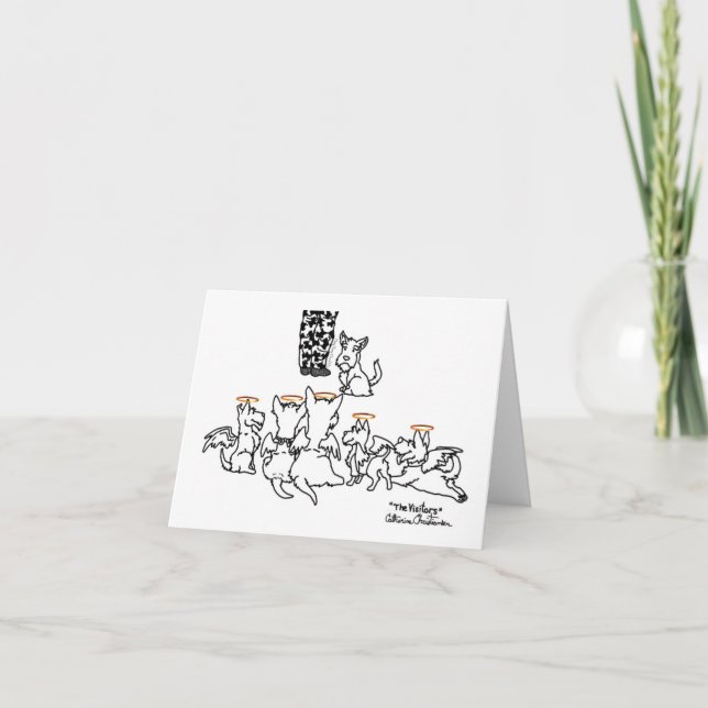 Besökarna Anteckningskort (Framsida)