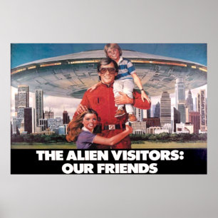 Besökarna våra vänner Poster 36 x 24 tum