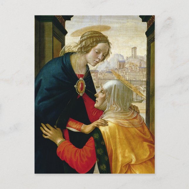 Besöket, 1491 vykort (Framsida)