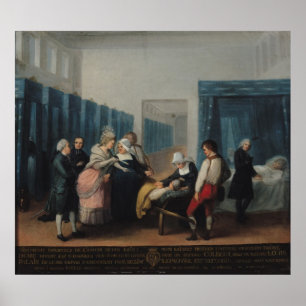 Besöket av monsieur och Madame Necker Poster