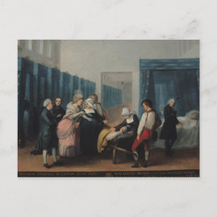 Besöket av monsieur och Madame Necker Vykort