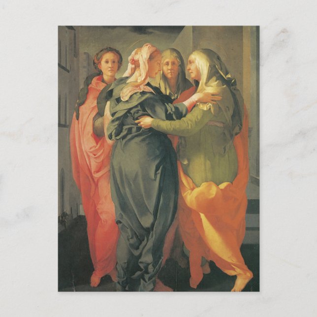 Besöket - Jacopo Da Pontormo Vykort (Framsida)
