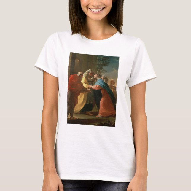 Besöket (olja på arbetsyta) tee shirt (Framsida)