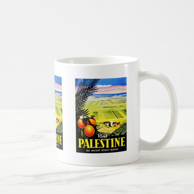 BesökPalestina ~ ser upplivad forntida skönhet Kaffemugg (Höger)