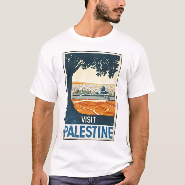 BesökPalestina T-tröja Tröja (Framsida)