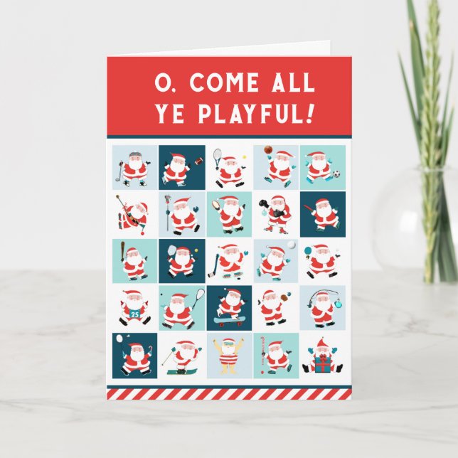 Besökskort för fina Juli-Helgdag Helgkort (Framsida)