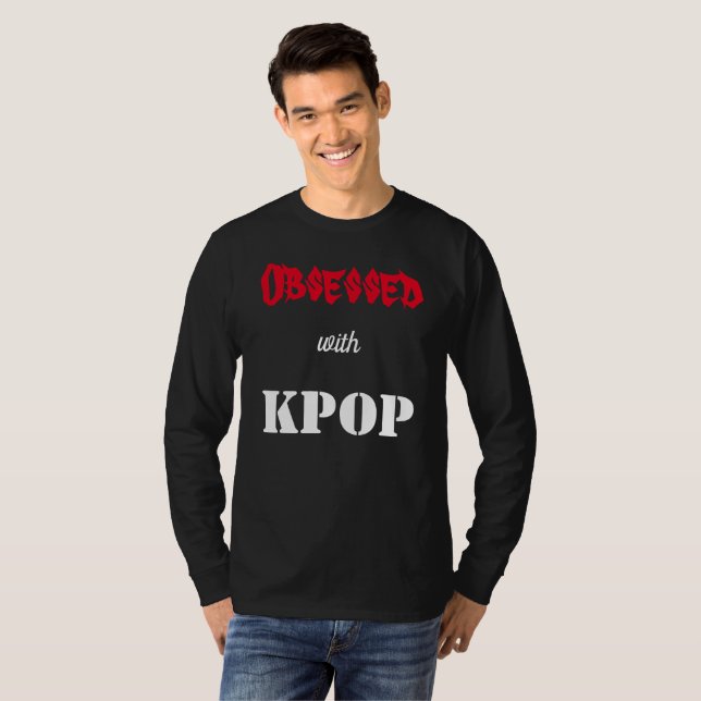 Besökt med KPOP T Shirt (Hel framsida)