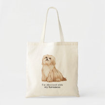"Besökt med mina havaneser" Tote Bag