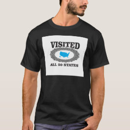 besökte all 50 stater t shirt