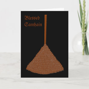 Besom Anpassningsbar Samhain-kort Kort