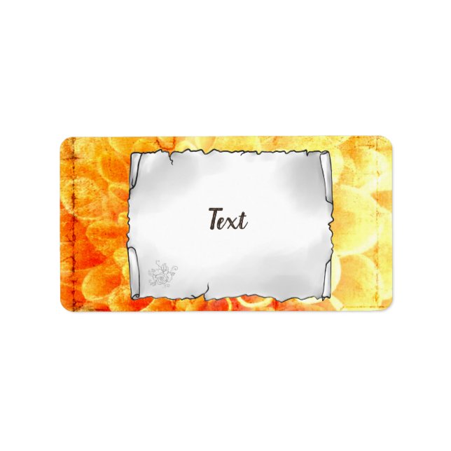 Besonderer Adressetikett (Framsidan)