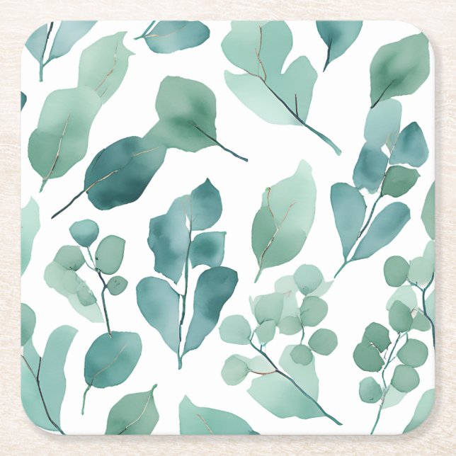 Besonderes design underlägg papper kvadrat (Framsidan)